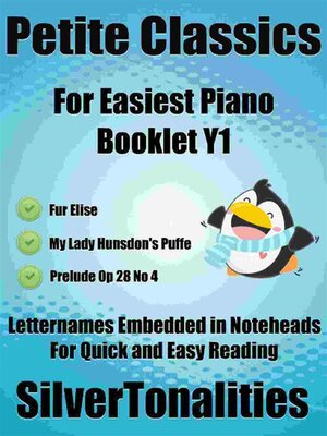 cover image of Petite Classics for Easiest Piano Booklet Y1
